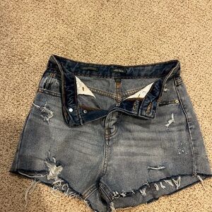 Wild Fable Blue Distressed Jean Shorts